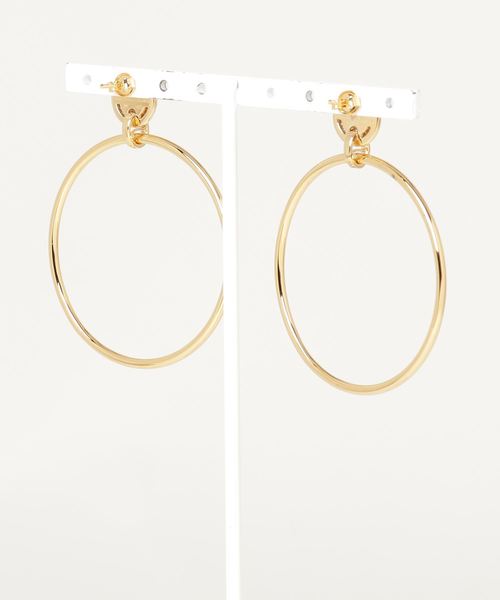 MICHAEL KORS(マイケルコース)の「MERCER LINK PIERCE MKC1175AN710(ピアス(両耳用)・レディース・ゴールド・FREE)」の3枚目の写真