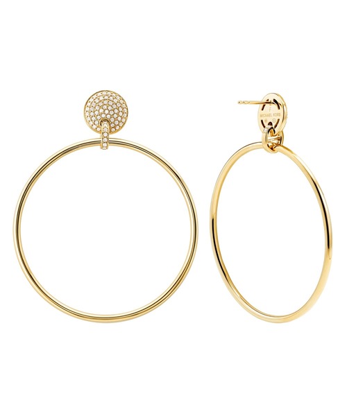 MICHAEL KORS(マイケルコース)の「MERCER LINK PIERCE MKC1175AN710(ピアス(両耳用)・レディース・ゴールド・FREE)」の2枚目の写真