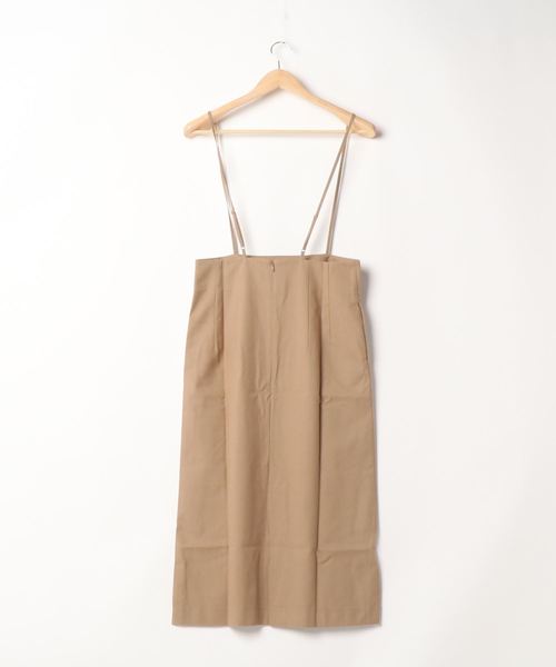 PICCIN（ピッチン）の「セミタイトジャンパースカート（ワンピース・レディース・ベージュ/ブラック・M）」の3枚目の写真