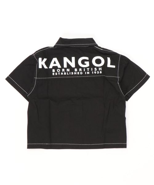 KANGOL（カンゴール）の「【KANGOL×RADCHAP】半袖ワークシャツ（シャツ/ブラウス・キッズ・オレンジ/ブラック・130cm/150cm/120cm/140cm/100cm/110cm/90cm）」の6枚目の写真