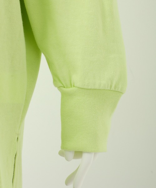 MILKFED.(ミルクフェド)の「LAYERED SLEEVE LOGO TOP(Tシャツ/カットソー・レディース・ホワイト/ブラック/ライトグリーン・ONE SIZE)」の6枚目の写真