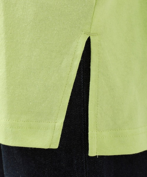 MILKFED.(ミルクフェド)の「LAYERED SLEEVE LOGO TOP(Tシャツ/カットソー・レディース・ホワイト/ブラック/ライトグリーン・ONE SIZE)」の9枚目の写真