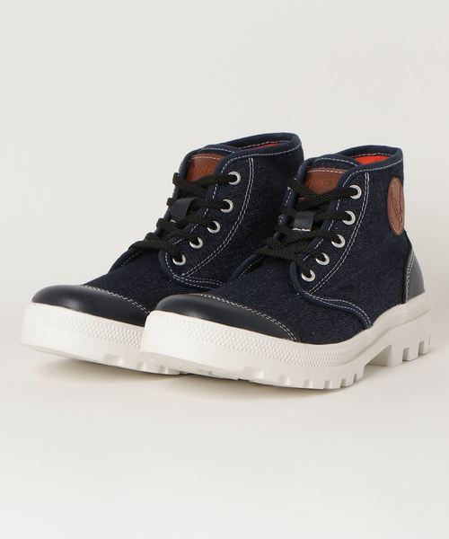 AVIREX(アヴィレックス)の「スコーピオン/SCORPION(ブーツ・レディース・ホワイト/ブラック/インディゴブルー・23/24/25/26/27/28)」の3枚目の写真