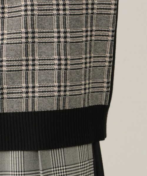 FRAPBOIS（フラボア）の「チェックニット（ニット/セーター・レディース・グレー系その他/ベージュ系その他・2/1）」の6枚目の写真