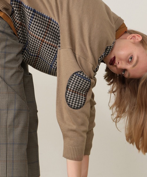 FRAPBOIS（フラボア）の「チェックニット（ニット/セーター・レディース・グレー系その他/ベージュ系その他・2/1）」の11枚目の写真