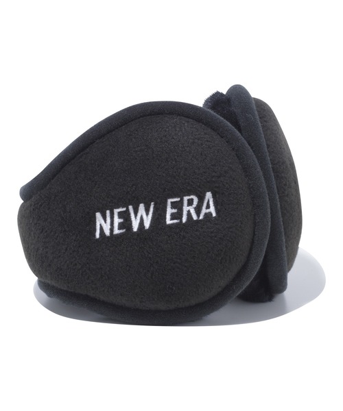 NEW ERA（ニューエラ）の「ニューエラ イヤーマフ 耳当て ボックスロゴ エンブロイダリー（イヤーマフ・メンズ・ブラック/ブラック系その他/ブラック系その他2/ブラック×ゴールド・ONE SIZE）」の2枚目の写真