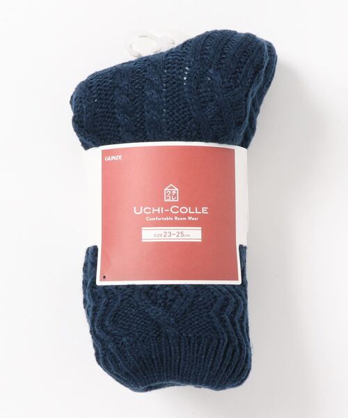 Uchi Colle 裏ボア 内側マシュマロタッチ ルームソックス クルー丈 レディース ソックス 靴下 Gunze グンゼ のファッション通販 Zozotown