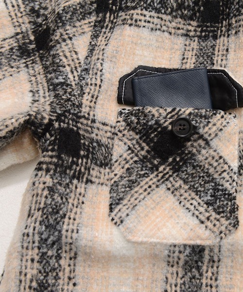 『CavariA/キャバリア』チェック柄起毛長袖シャツジャケット（シャツ/ブラウス）｜CavariA（キャバリア）