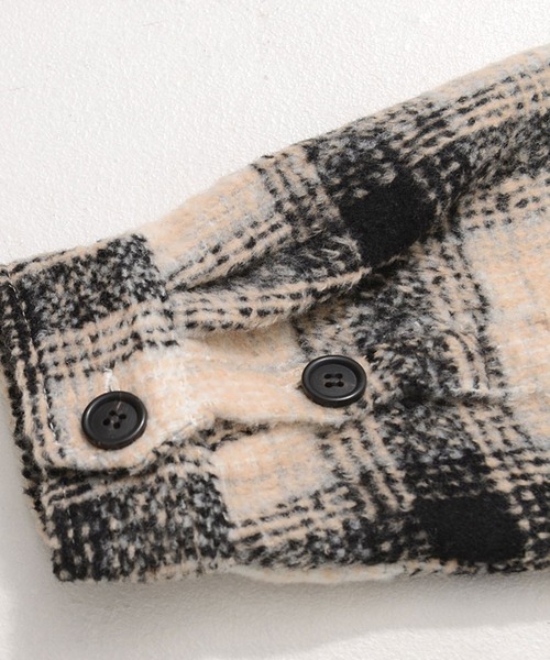 『CavariA/キャバリア』チェック柄起毛長袖シャツジャケット（シャツ/ブラウス）｜CavariA（キャバリア）