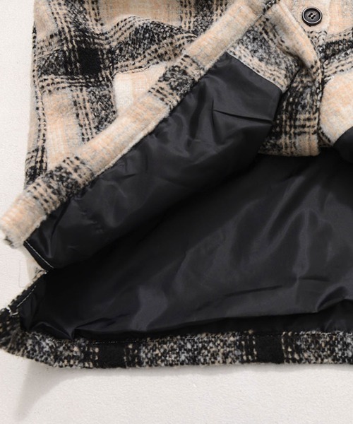 『CavariA/キャバリア』チェック柄起毛長袖シャツジャケット（シャツ/ブラウス）｜CavariA（キャバリア）