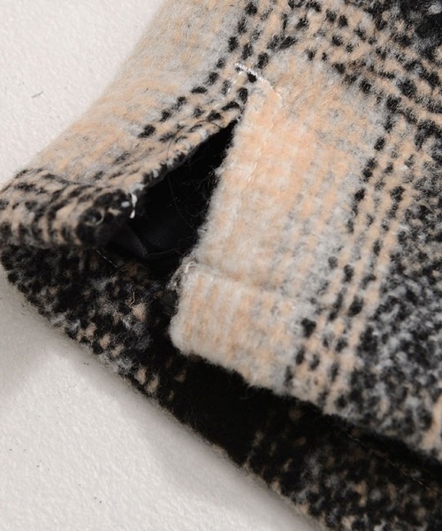 『CavariA/キャバリア』チェック柄起毛長袖シャツジャケット（シャツ/ブラウス）｜CavariA（キャバリア）