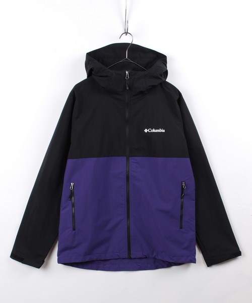 Columbia（コロンビア）の「【Columbia/コロンビア】Vizzavona Pass   ナイロンフーデット ライトブルゾン/ジャケット（ナイロンジャケット・メンズ・グリーン/ブラック/ネイビー/パープル・L/XL/M）」の8枚目の写真