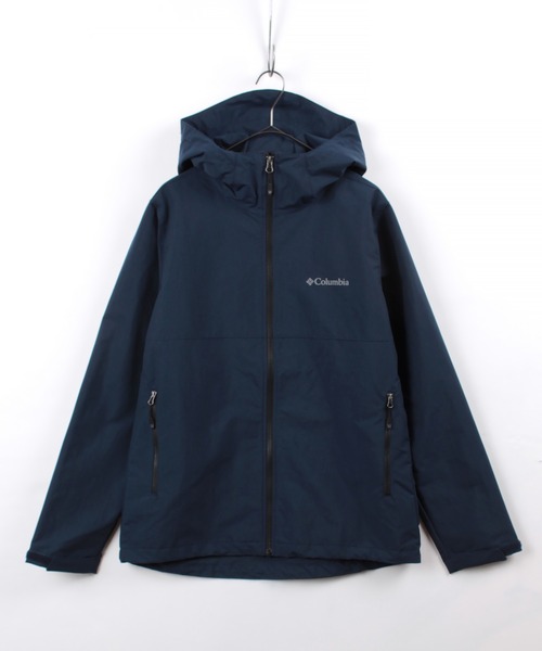 Columbia（コロンビア）の「【Columbia/コロンビア】Vizzavona Pass   ナイロンフーデット ライトブルゾン/ジャケット（ナイロンジャケット・メンズ・グリーン/ブラック/ネイビー/パープル・L/XL/M）」の7枚目の写真