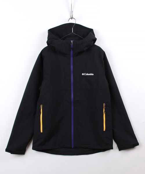 Columbia（コロンビア）の「【Columbia/コロンビア】Vizzavona Pass   ナイロンフーデット ライトブルゾン/ジャケット（ナイロンジャケット・メンズ・グリーン/ブラック/ネイビー/パープル・L/XL/M）」の5枚目の写真