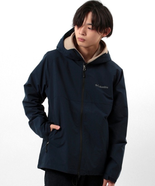 Columbia（コロンビア）の「【Columbia/コロンビア】Vizzavona Pass   ナイロンフーデット ライトブルゾン/ジャケット（ナイロンジャケット・メンズ・グリーン/ブラック/ネイビー/パープル・L/XL/M）」の11枚目の写真