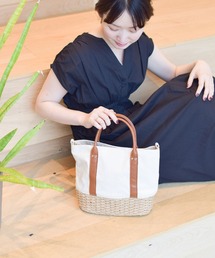 Ray BEAMS | Ray BEAMS / キャンバス カゴ トートバッグ(トートバッグ)