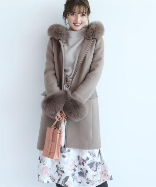 Apuweiser-richeアプワイザーリッシェ フードファー付5wayコート