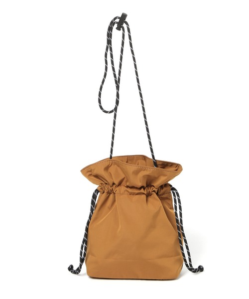 HeM（ヘム）の「【HeM(ヘム)】コラボ巾着ショルダーバッグ（ショルダーバッグ・レディース・ブラック/ベージュ/ピンク/イエロー/マルチ・FREE）」の9枚目の写真