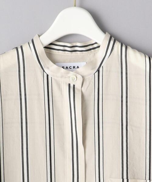 SACRA（サクラ）の「＜SACRA（サクラ）＞ストライプ シャツ