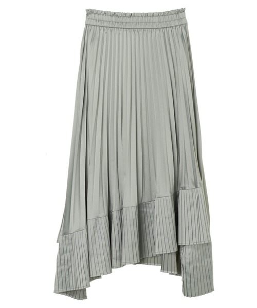 ELENCARE DUE（エレンカーレデュエ）の「・ELENCARE DUE プリーツイレヘムスカート＊（スカート・レディース・オレンジ/ブルー/ミント/グレイッシュベージュ・FREE）」の20枚目の写真