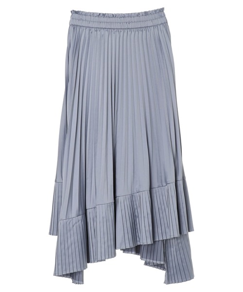 ELENCARE DUE（エレンカーレデュエ）の「・ELENCARE DUE プリーツイレヘムスカート＊（スカート・レディース・オレンジ/ブルー/ミント/グレイッシュベージュ・FREE）」の12枚目の写真