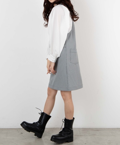 WEGO（ウィゴー）の「WEGO/チェックミニジャンスカ（スカート・レディース・ブラック系その他・FREE）」の6枚目の写真