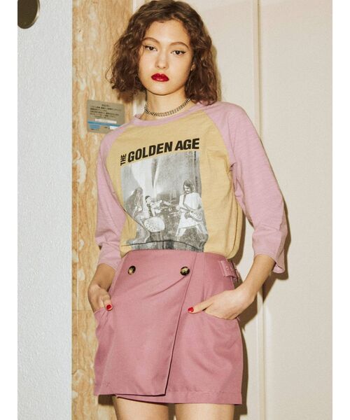 jouetie(ジュエティ)の「ローズラグランロンT(Tシャツ/カットソー・レディース・ブルー/ベージュ/オフホワイト・MEDIUM)」の9枚目の写真