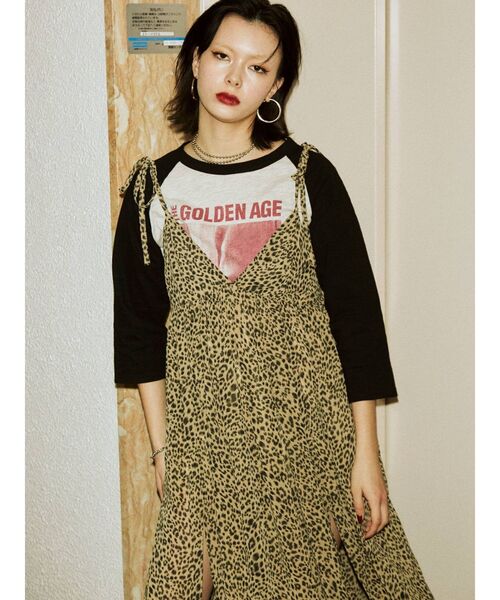 jouetie(ジュエティ)の「ローズラグランロンT(Tシャツ/カットソー・レディース・ブルー/ベージュ/オフホワイト・MEDIUM)」の14枚目の写真