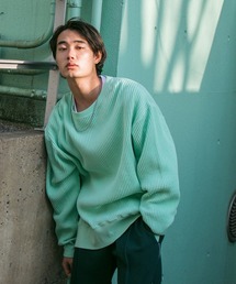 Kastane | 【UNISEX】WAFFLE CREWNECK PULLOVER(Tシャツ/カットソー)