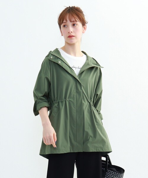 INDIVI（インディヴィ）の「◇ハイツイストタフタポケッタブルコート