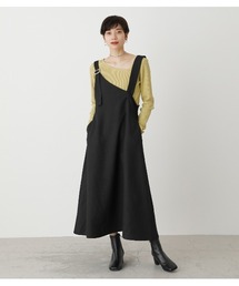 AZUL by moussy | ASYMMETRY JUMPER SKIRT/アシメトリジャンパースカート(ワンピース)