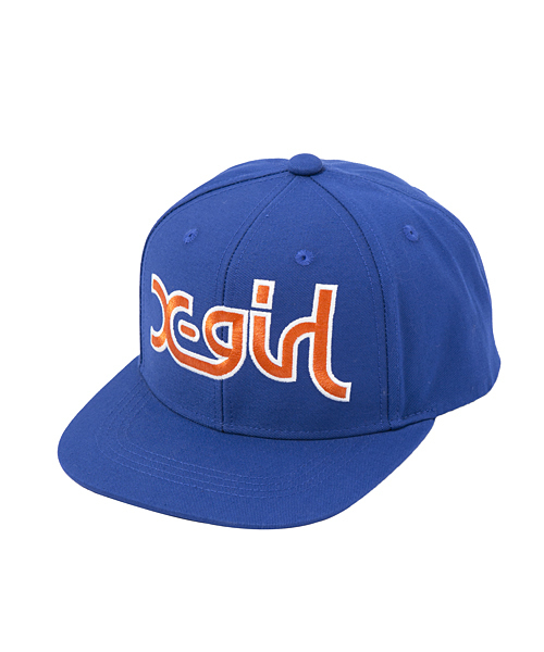 X-girl（エックスガール）の「【mini6月号掲載】MILLS LOGO CAP（キャップ・レディース・ホワイト/ブラック/レッド/ブルー/ネイビー・ONE SIZE）」の5枚目の写真