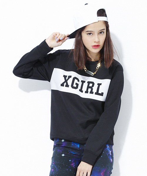 X-girl（エックスガール）の「【mini6月号掲載】MILLS LOGO CAP（キャップ・レディース・ホワイト/ブラック/レッド/ブルー/ネイビー・ONE SIZE）」の6枚目の写真