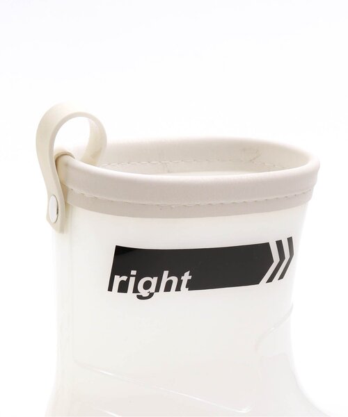 BREEZE（ブリーズ）の「透明3柄レインシューズ（レインシューズ・キッズ・ホワイト/ライム/オフホワイト・18/15 /14/16/17/19）」の6枚目の写真