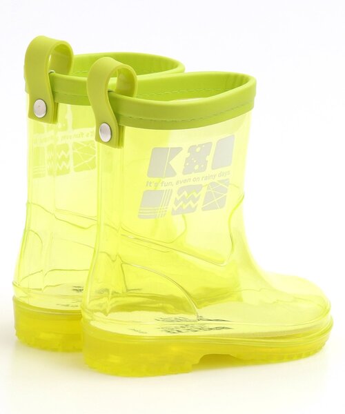 BREEZE（ブリーズ）の「透明3柄レインシューズ（レインシューズ・キッズ・ホワイト/ライム/オフホワイト・18/15 /14/16/17/19）」の8枚目の写真
