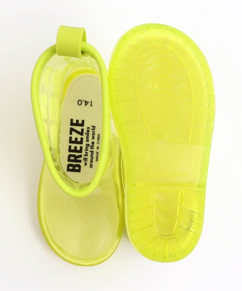 BREEZE（ブリーズ）の「透明3柄レインシューズ（レインシューズ・キッズ・ホワイト/ライム/オフホワイト・18/15 /14/16/17/19）」の13枚目の写真