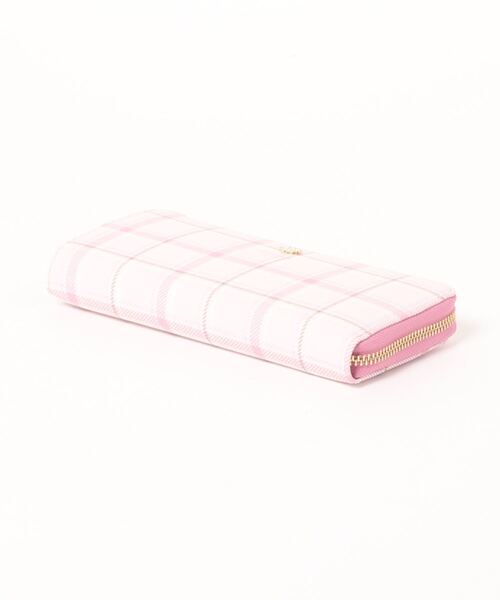 & chouette（アンドシュエット）の「チェックビジューL字ファスナー長 