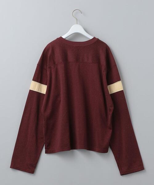 6(ROKUFOOT BALL LONG SLEEVE T-SHIRT/Tシャツ 6（ロク）の「＜6(ROKU)＞FOOT BALL LONG SLEEVE T-SHIRT/T