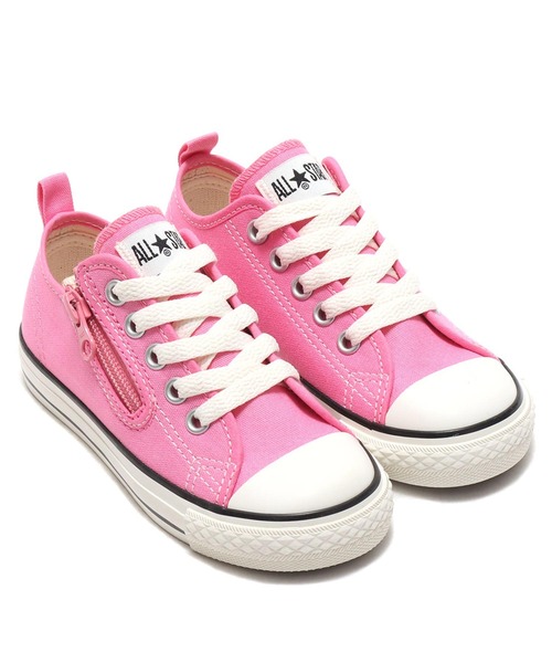 CONVERSE（コンバース）の「CONVERSE CHILD ALL STAR N PP COLORS Z OX / コンバース チャイルドオールスター N PP カラーズ Z OX（スニーカー・キッズ・ピンク/グリーン・15.0cm/16.0cm/17.0cm/18.0cm/19.0cm）」の2枚目の写真