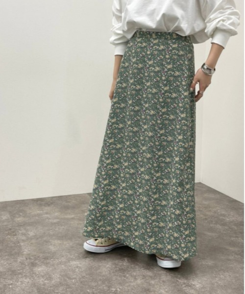 apres jour mignon（アプレジュールミニョン）の「花柄マーメイドスカート【ZOZOTOWN限定アイテム】（スカート・レディース・ダークブラウン/グリーン系その他/ブラック系その他・フリー/X-LARGE）」の18枚目の写真