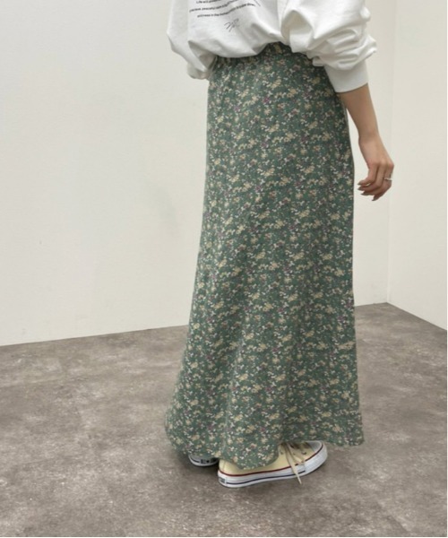 apres jour mignon（アプレジュールミニョン）の「花柄マーメイドスカート【ZOZOTOWN限定アイテム】（スカート・レディース・ダークブラウン/グリーン系その他/ブラック系その他・フリー/X-LARGE）」の19枚目の写真