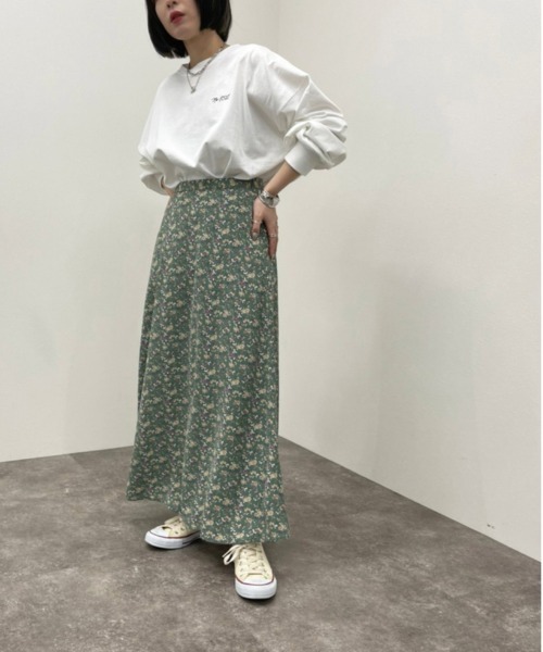 apres jour mignon（アプレジュールミニョン）の「花柄マーメイドスカート【ZOZOTOWN限定アイテム】（スカート・レディース・ダークブラウン/グリーン系その他/ブラック系その他・フリー/X-LARGE）」の21枚目の写真