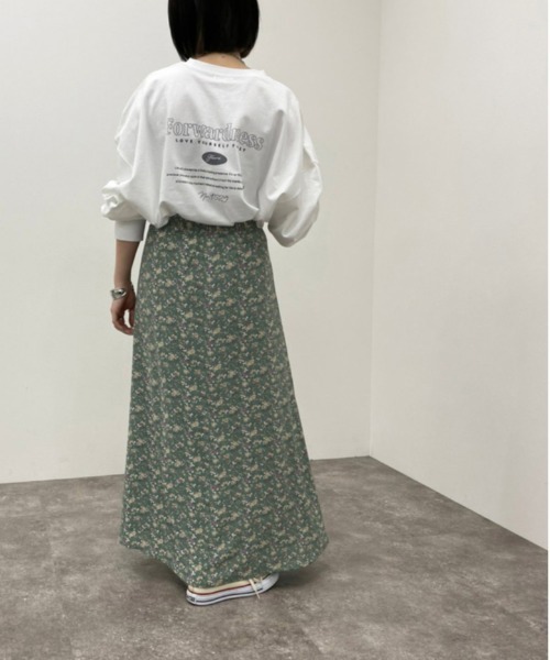 apres jour mignon（アプレジュールミニョン）の「花柄マーメイドスカート【ZOZOTOWN限定アイテム】（スカート・レディース・ダークブラウン/グリーン系その他/ブラック系その他・フリー/X-LARGE）」の22枚目の写真