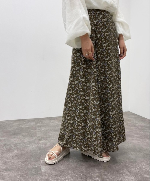 apres jour mignon（アプレジュールミニョン）の「花柄マーメイドスカート【ZOZOTOWN限定アイテム】（スカート・レディース・ダークブラウン/グリーン系その他/ブラック系その他・フリー/X-LARGE）」の10枚目の写真