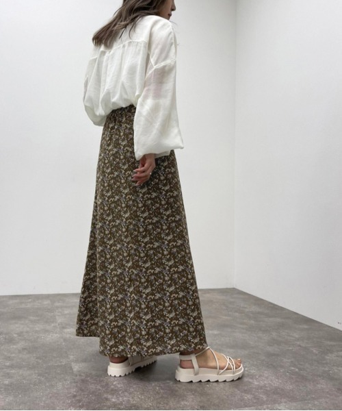 apres jour mignon（アプレジュールミニョン）の「花柄マーメイドスカート【ZOZOTOWN限定アイテム】（スカート・レディース・ダークブラウン/グリーン系その他/ブラック系その他・フリー/X-LARGE）」の14枚目の写真
