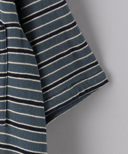 Camoshita（カモシタ）の「＜Camoshita UNITED ARROWS（カモシタ ユナイテッドアローズ）＞ マルチ ボーダー オープン シャツ（シャツ/ブラウス・メンズ・ブラウン/ロイヤルブルー・SMALL/MEDIUM/LARGE）」の11枚目の写真