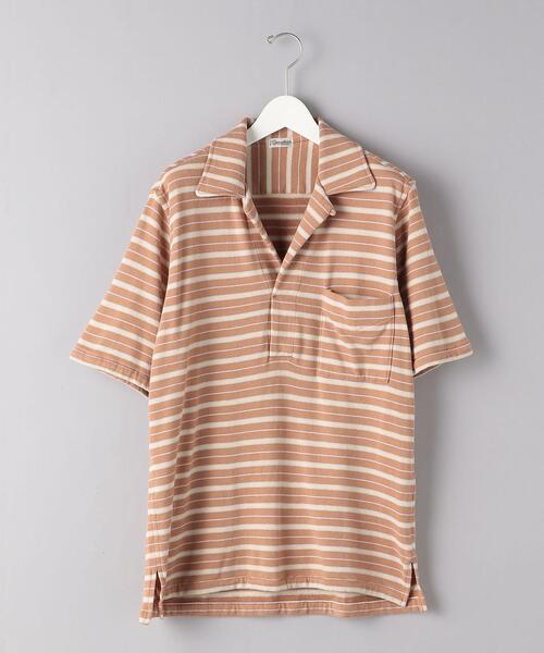 Camoshita（カモシタ）の「＜Camoshita UNITED ARROWS（カモシタ ユナイテッドアローズ）＞ マルチ ボーダー オープン シャツ（シャツ/ブラウス・メンズ・ブラウン/ロイヤルブルー・SMALL/MEDIUM/LARGE）」の14枚目の写真