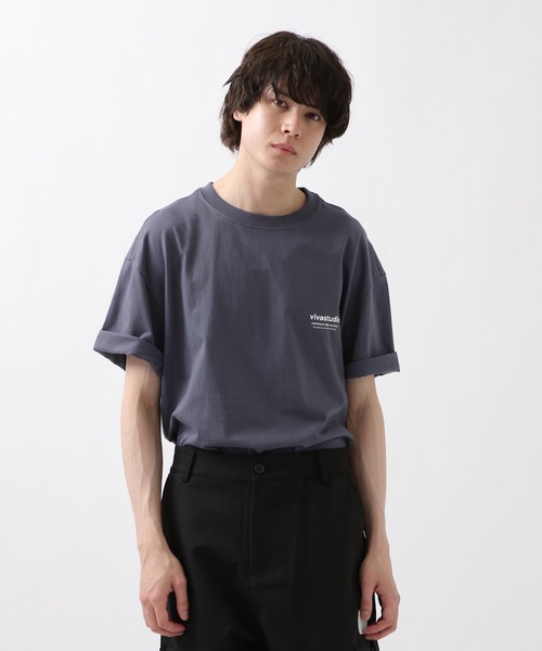 VIVASTUDIO(ビバスタジオ)の「vivastudio/LOCATION TEE 2943094(Tシャツ/カットソー・メンズ・ライトグレー/ブラック/ライトグリーン/ホワイト/ライトブルー/ブルー・MEDIUM/SMALL/X-LARGE/LARGE)」の20枚目の写真