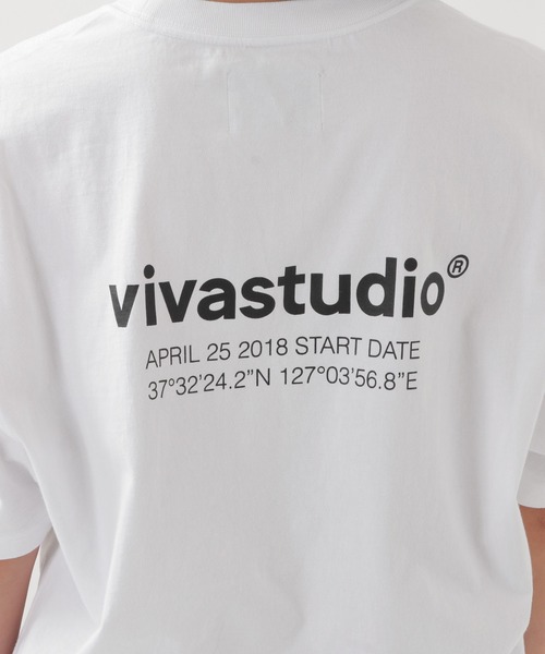 VIVASTUDIO(ビバスタジオ)の「vivastudio/LOCATION TEE 2943094(Tシャツ/カットソー・メンズ・ライトグレー/ブラック/ライトグリーン/ホワイト/ライトブルー/ブルー・MEDIUM/SMALL/X-LARGE/LARGE)」の17枚目の写真