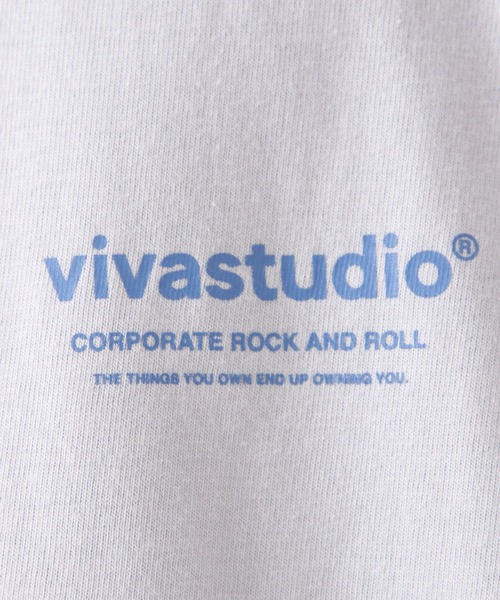 VIVASTUDIO(ビバスタジオ)の「vivastudio/LOCATION TEE 2943094(Tシャツ/カットソー・メンズ・ライトグレー/ブラック/ライトグリーン/ホワイト/ライトブルー/ブルー・MEDIUM/SMALL/X-LARGE/LARGE)」の13枚目の写真